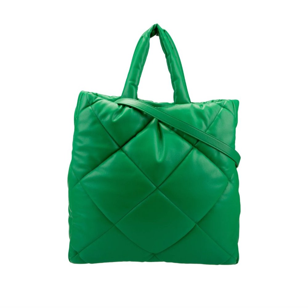 Stand Studio Quilted Tote Assante Diamond Large Bag Crossbody Tote Green